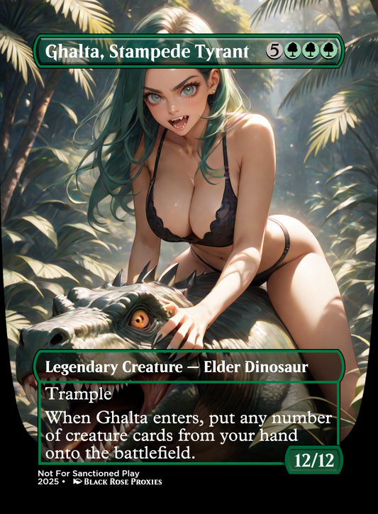 Ghalta, Stampede Tyrant - MTG Anime Proxy