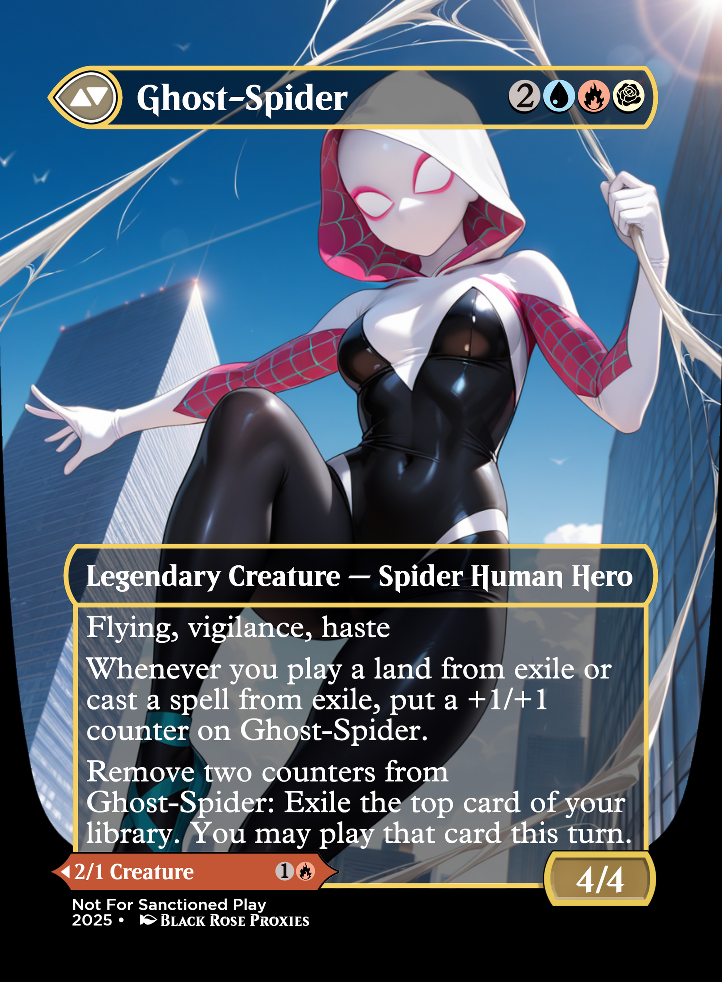 Gwen Stacy/Ghost-Spider - MTG Anime Proxy