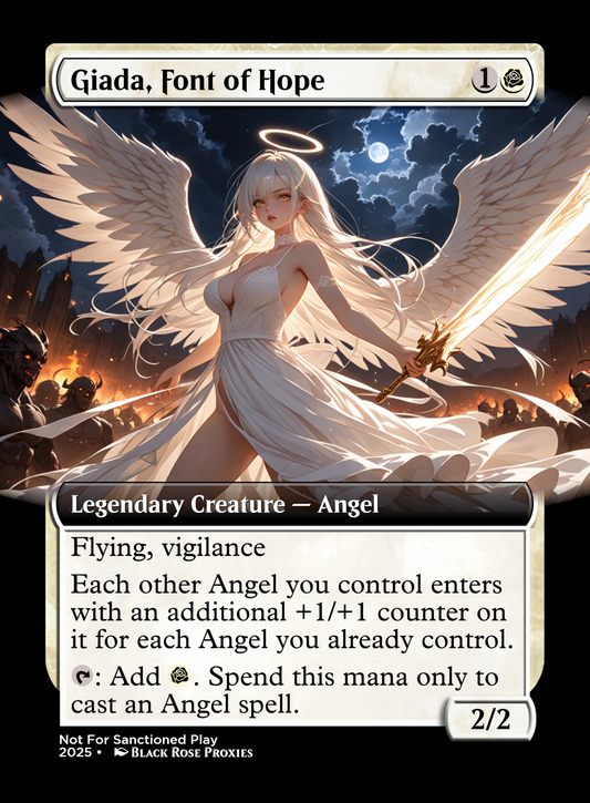 Giada, Font of Hope - Various Styles - MTG Anime Proxy
