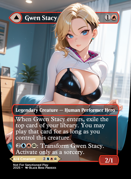 Gwen Stacy/Ghost-Spider - MTG Anime Proxy