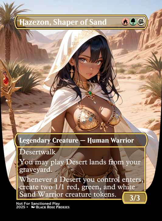 Hazezon, Shaper of Sands - MTG Anime Proxy