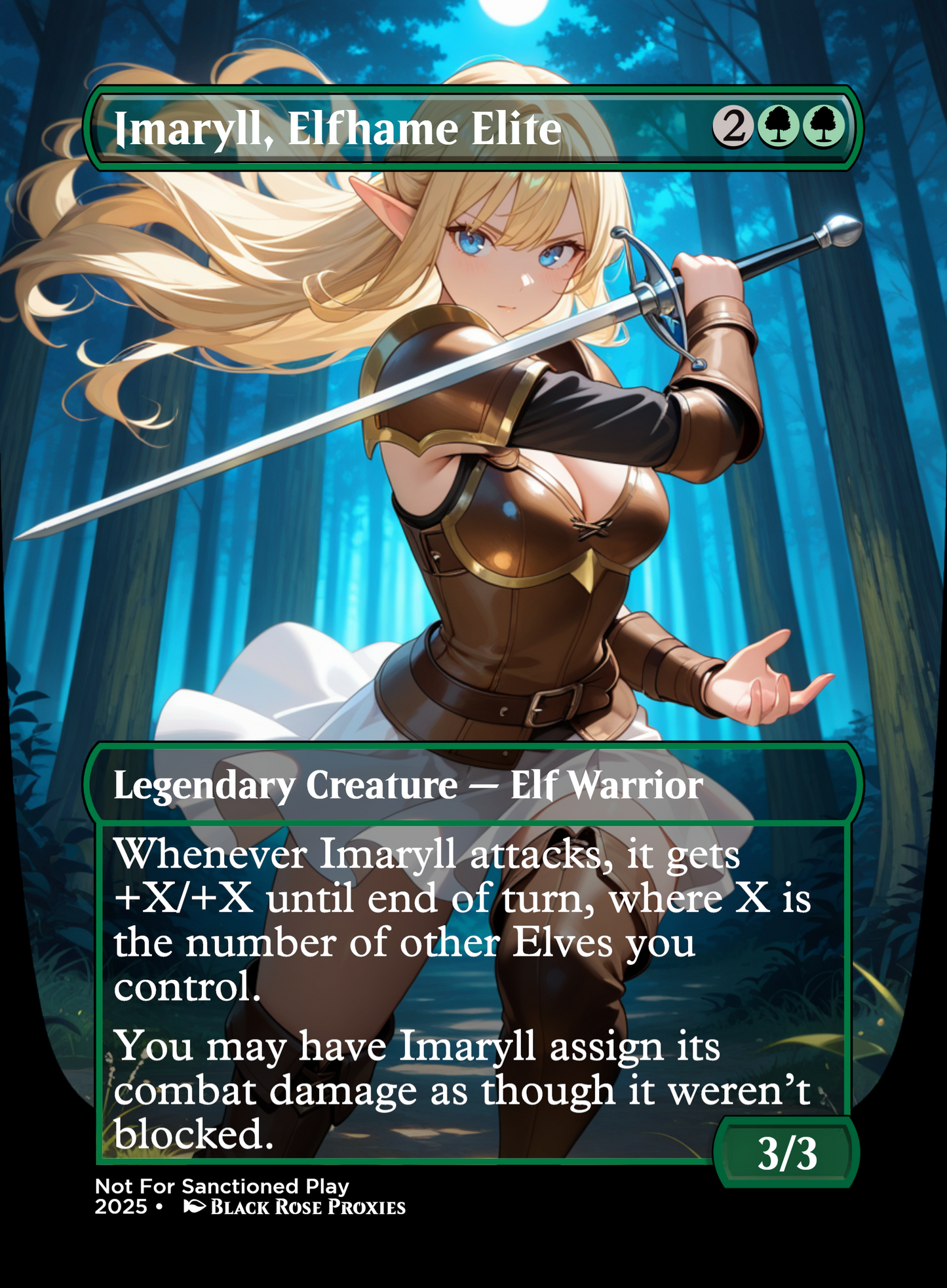 Imaryll, Elfhame Elite - MTG Anime Proxy