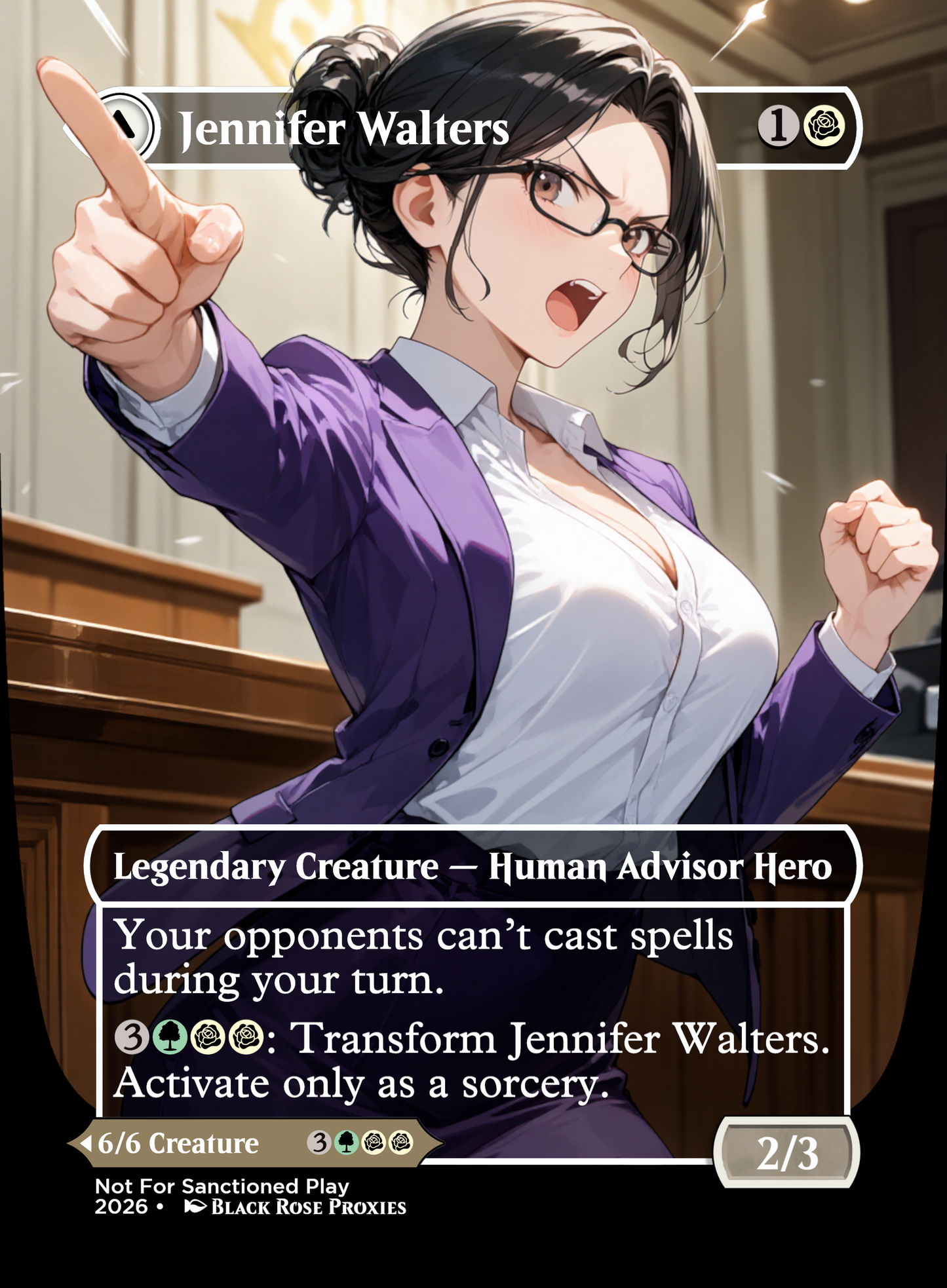 Jennifer Walters/The Sensational She-Hulk - MTG Anime Proxy