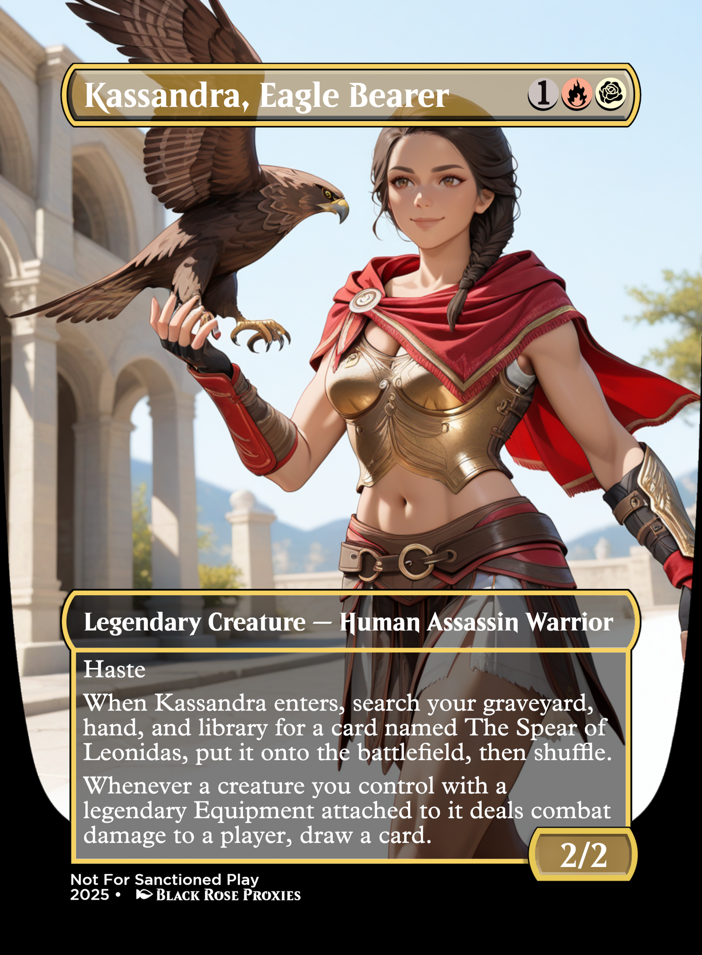 Kassandra, Eagle Bearer - MTG Anime Proxy Bundle