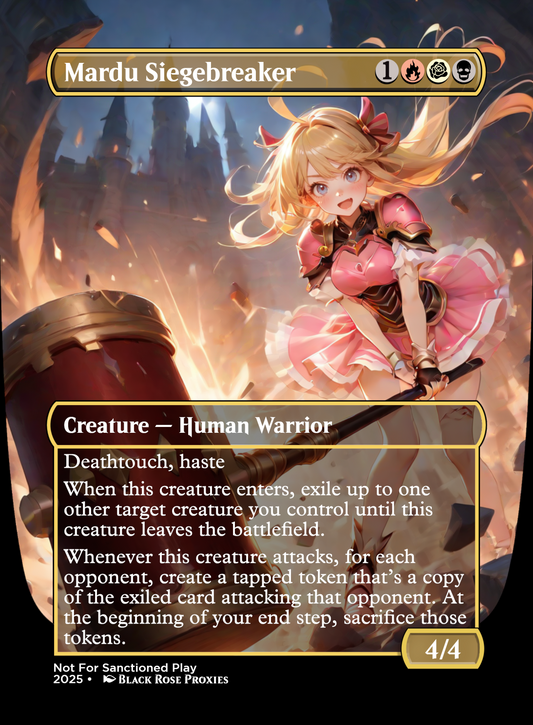 Mardu Siegebreaker - MTG Anime Proxy
