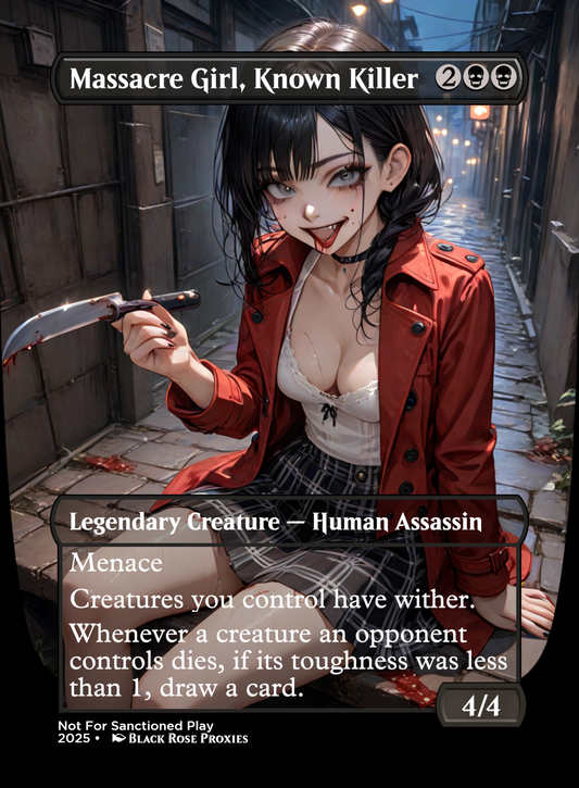 Massacre Girl, Known Killer - MTG Anime Proxy