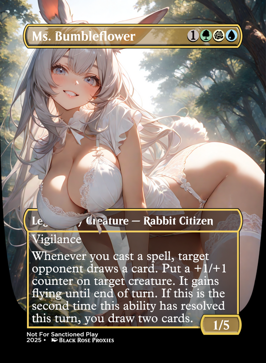 Ms. Bumbleflower - Various Styles - MTG Anime Proxy