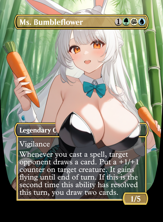 Ms. Bumbleflower - Various Styles - MTG Anime Proxy