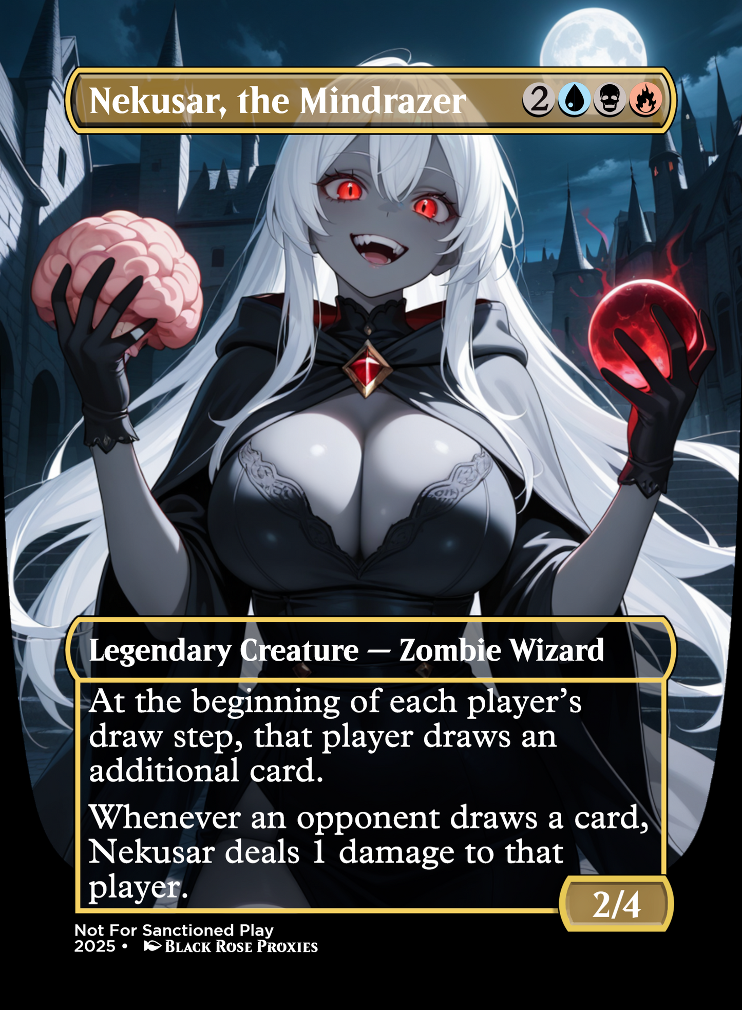 Nekusar, the Mindrazer - MTG Anime Proxy