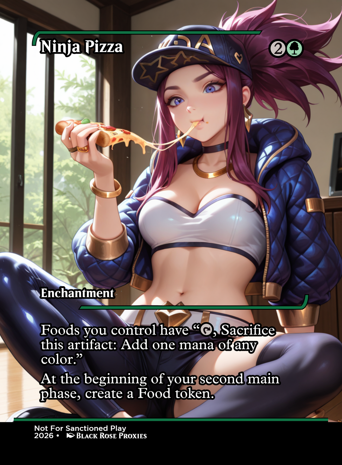 Ninja Pizza - MTG Anime Proxy