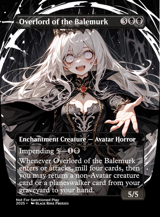 Overlord of the Balemurk - MTG Anime Proxy