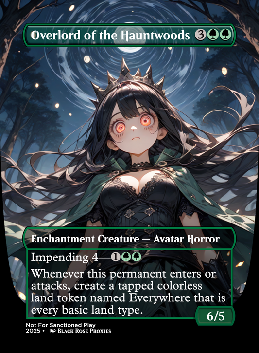 Overlord of the Hauntwoods - MTG Anime Proxy