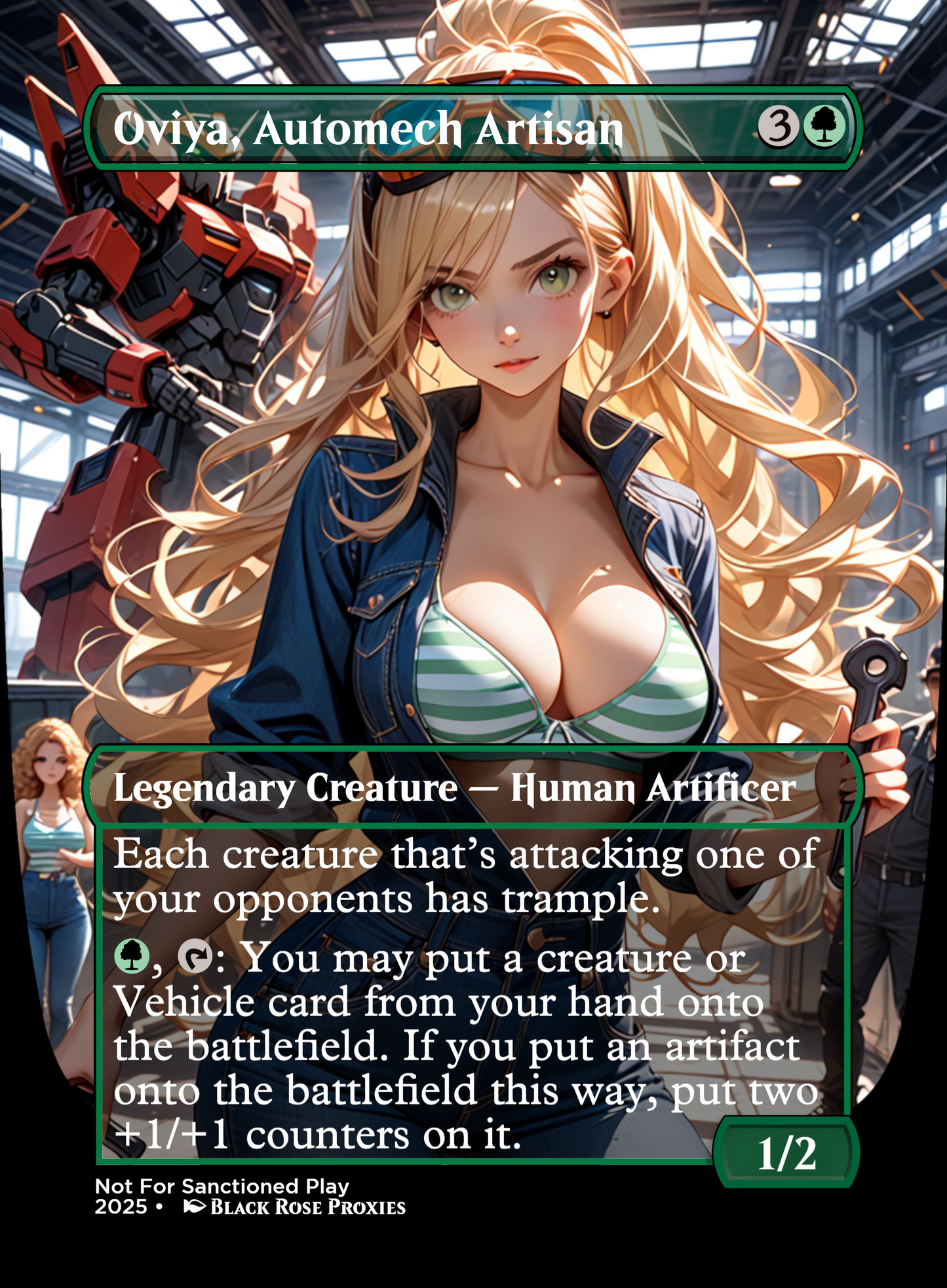 Oviya, Automech Artisan - MTG Anime Proxy
