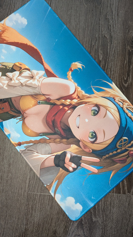 Rikku - Custom Anime Playmat - 610 x 350 mm (24 x 13.8 in)