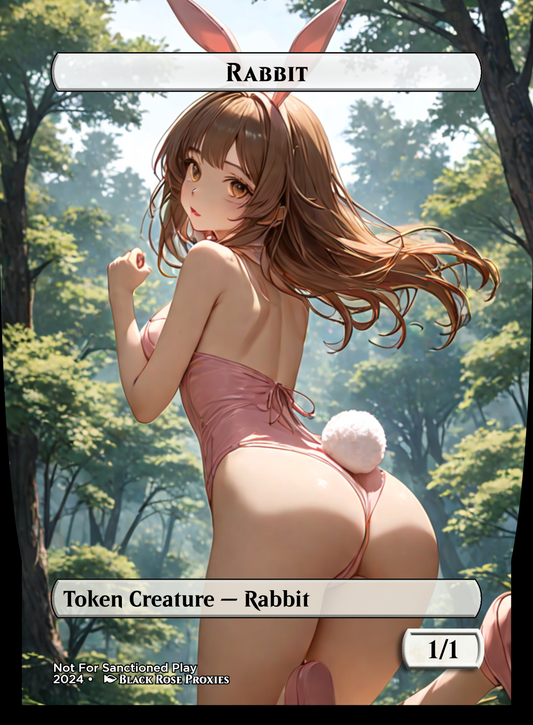 Rabbit Token - Various Styles - MTG Anime Proxy