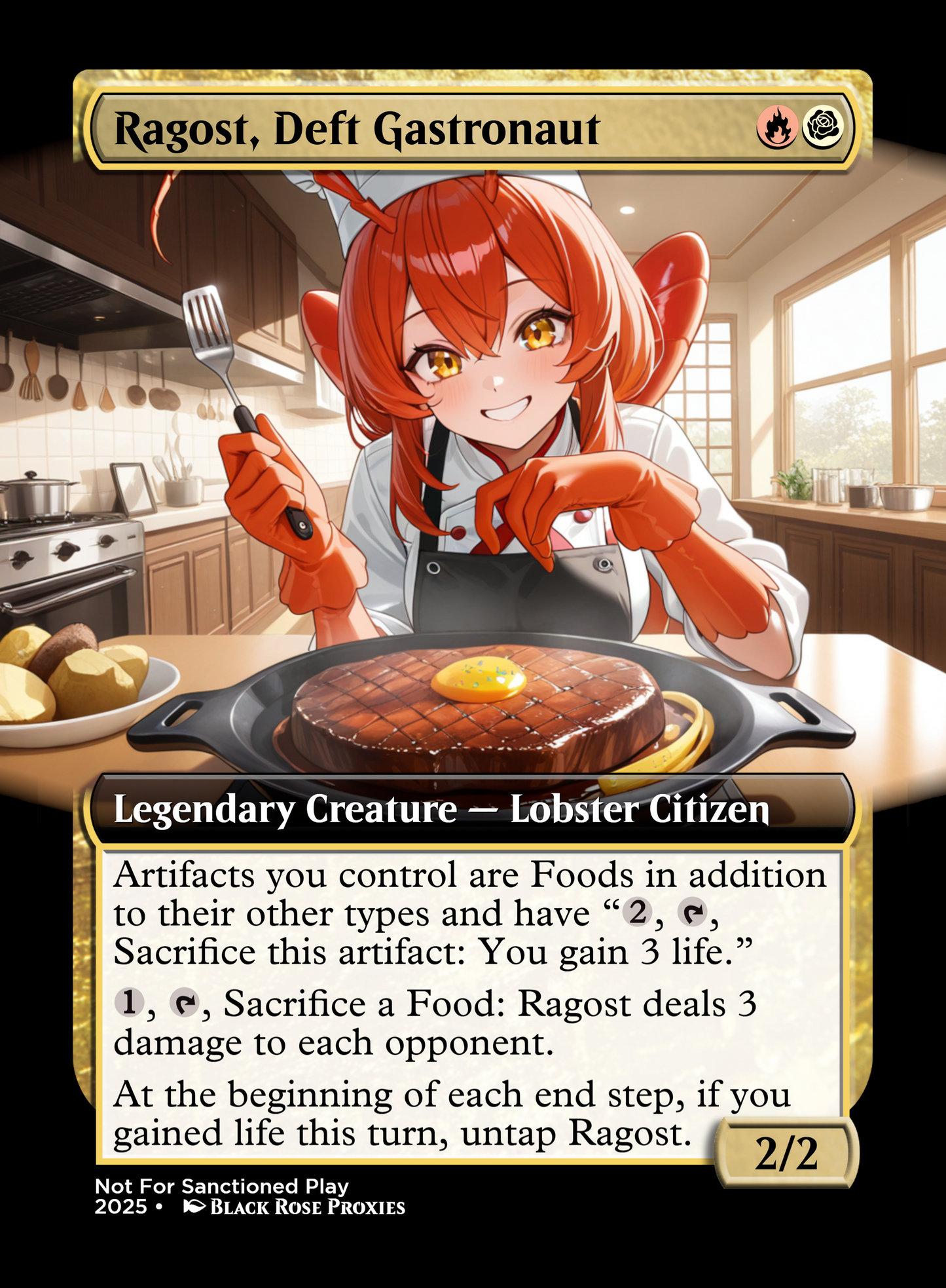 Ragost, Deft Gastronaut - MTG Anime Proxy