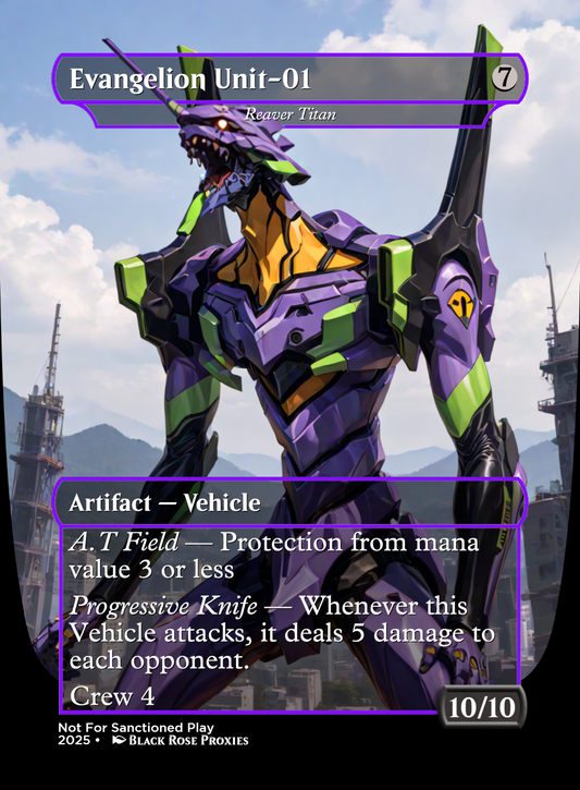 Evangelion Unit-01 (Reaver Titan) - MTG Anime Proxy