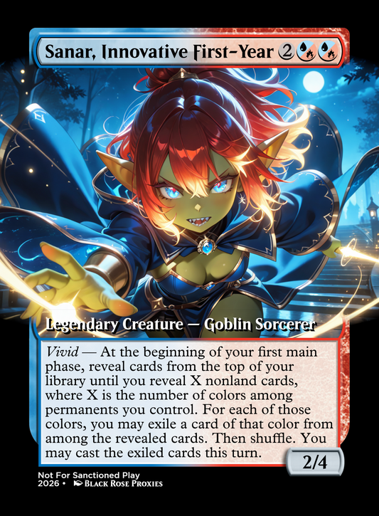 Sanar, Innovative First-Year, MTG Anime Proxy