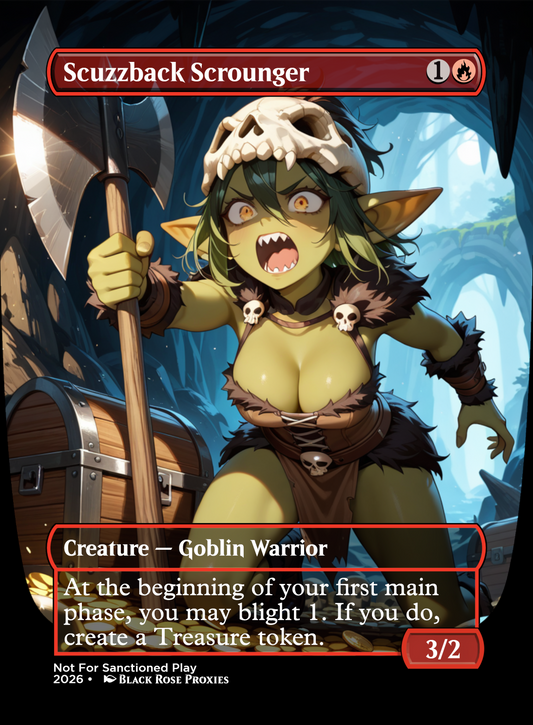 Scuzzback Scrounger - MTG Anime Proxy