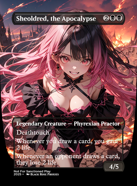Sheoldred, the Apocalypse - MTG Anime Proxy