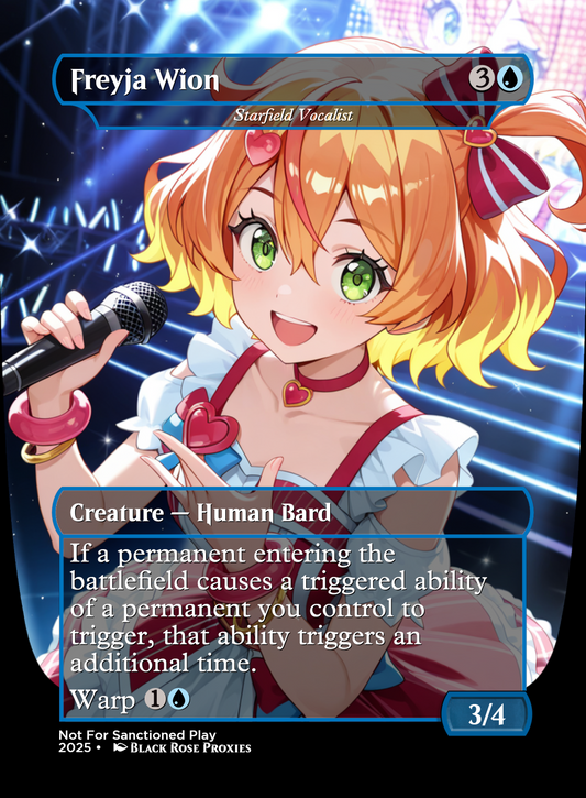 Freyja Wion (Starfield Vocalist) - MTG Anime Proxy