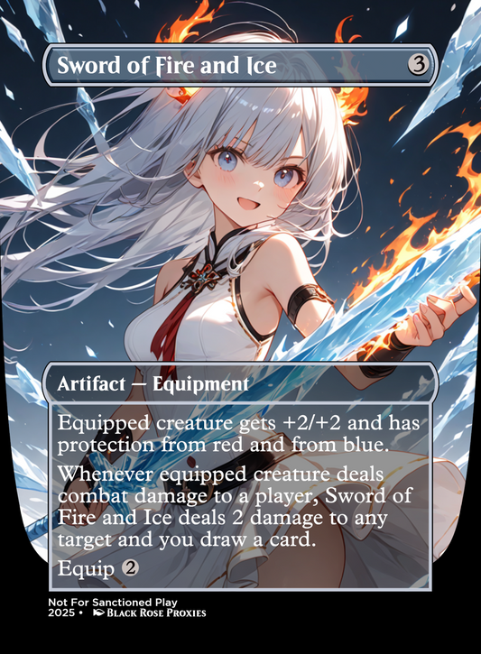 Sword of Fire and Ice - MTG Anime Proxy