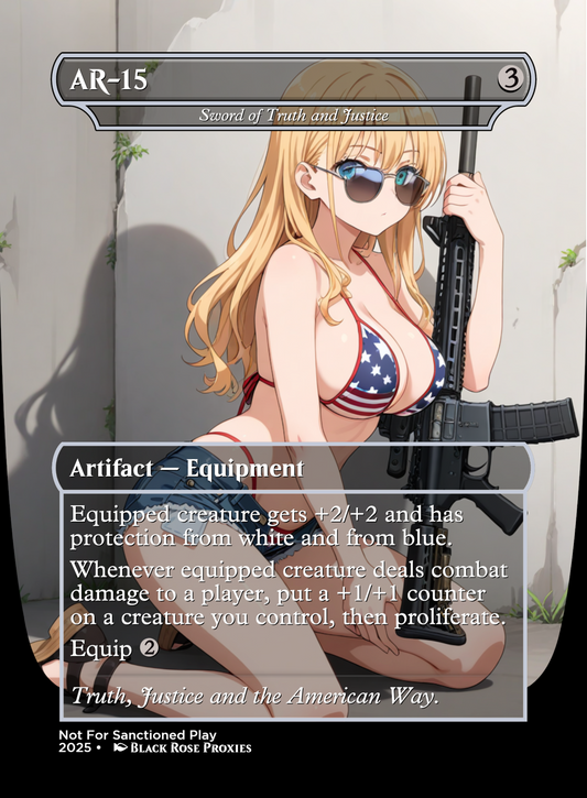 AR-15 (Sword of Truth and Justice) - MTG Anime Proxy