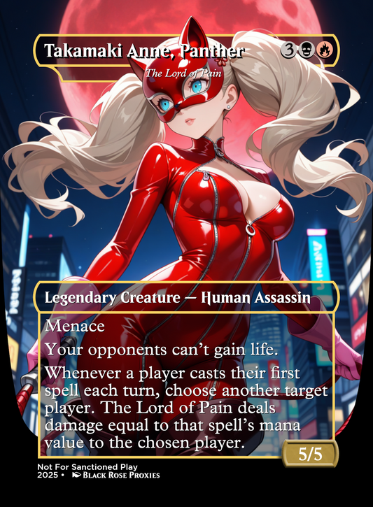 Takamaki Anne, Panther (The Lord of Pain) - MTG Anime Proxy