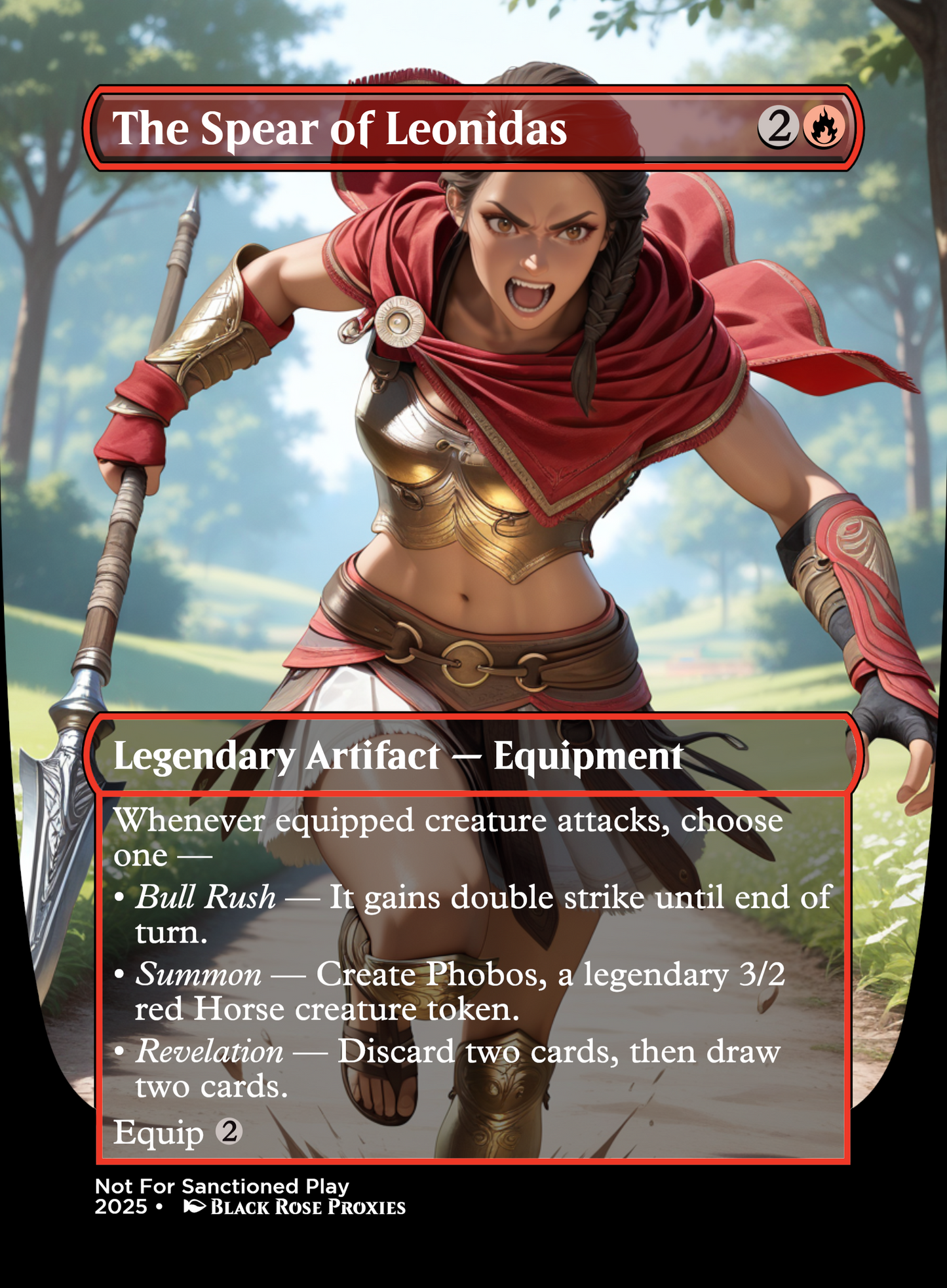 Kassandra, Eagle Bearer - MTG Anime Proxy Bundle