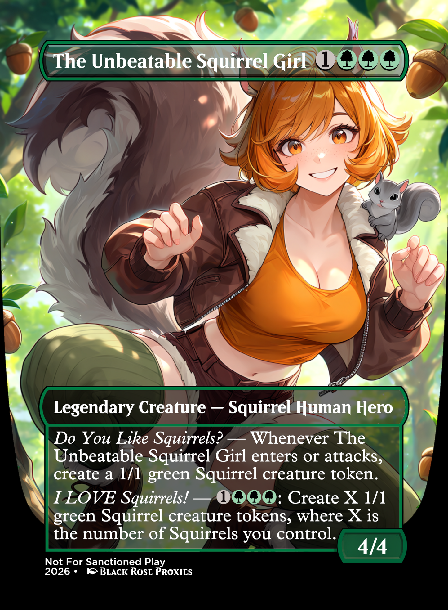 The Unbeatable Squirrel Girl - MTG Anime Proxy