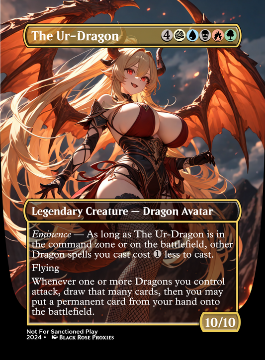 The Ur-Dragon - MTG Anime Proxy