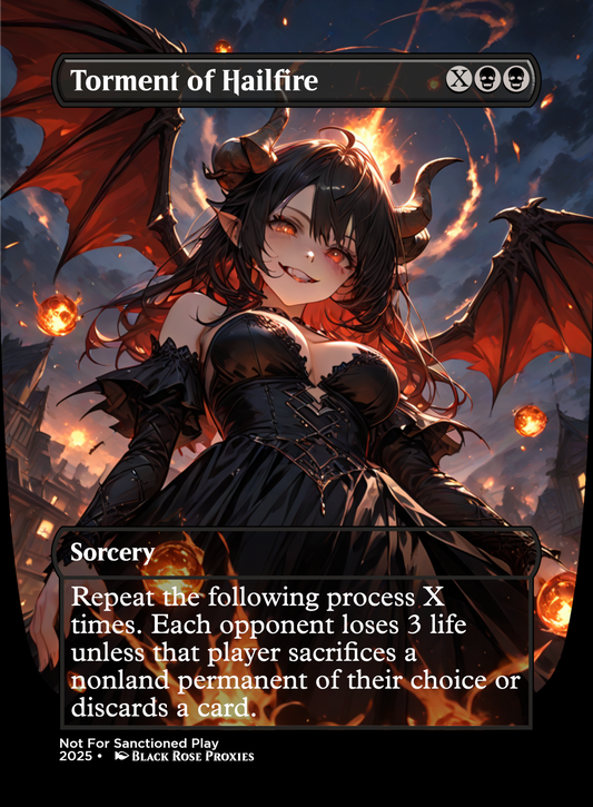 Torment of Hailfire - MTG Anime Proxy