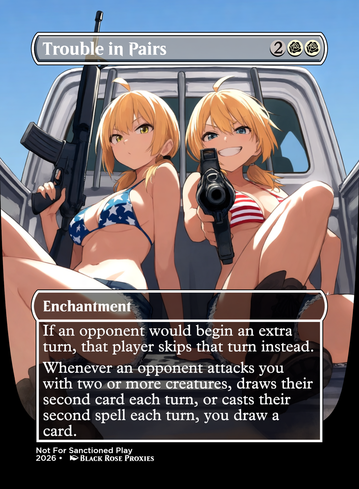 Trouble in Pairs - MTG Anime Proxy