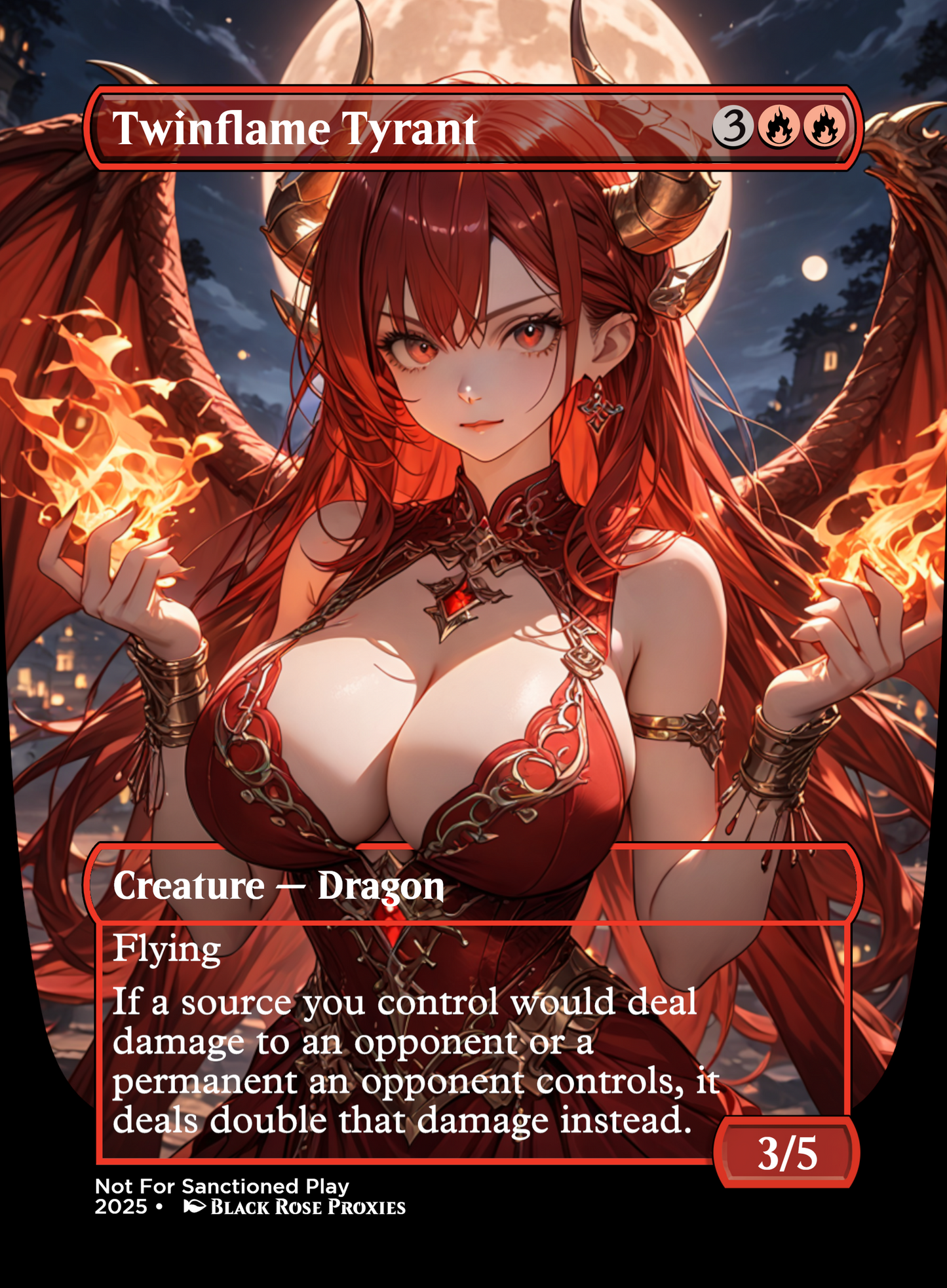 Twinflame Tyrant - MTG Anime Proxy