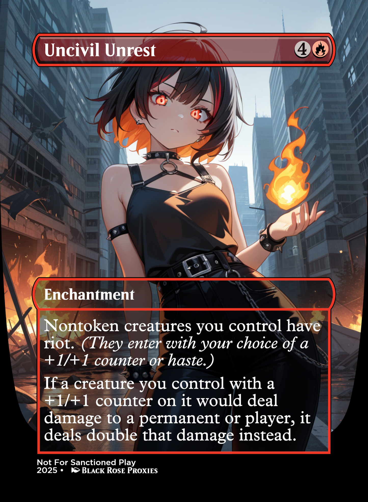 Uncivil Unrest - MTG Anime Proxy