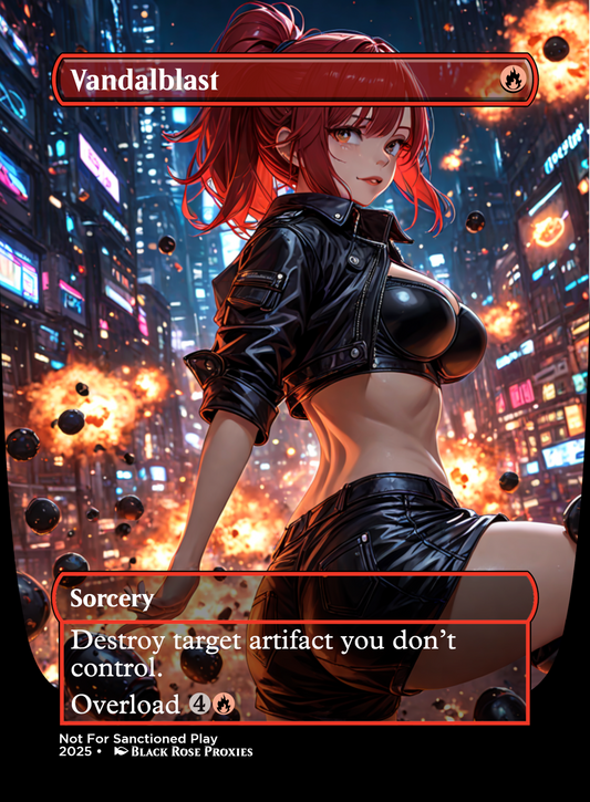 Vandalblast - Various Styles - MTG Anime Proxy