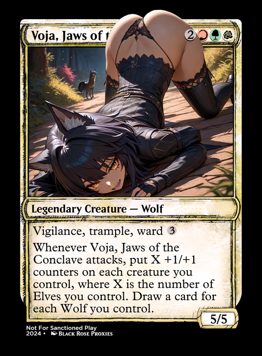 Voja, Claws of the Conclave - MTG Anime Proxy
