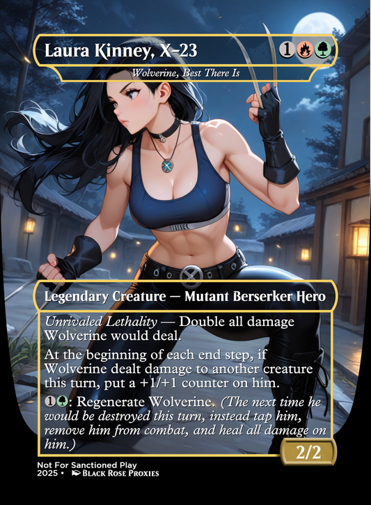 Laura Kinney, X-23 (Wolverine, Best There Is) - MTG Anime Proxy