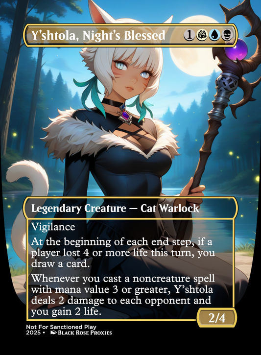 Y'shtola, Night's Blessed - MTG Anime Proxy