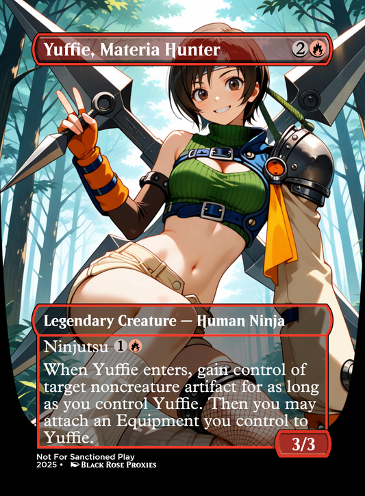 Yuffie, Materia Hunter - MTG Anime Proxy