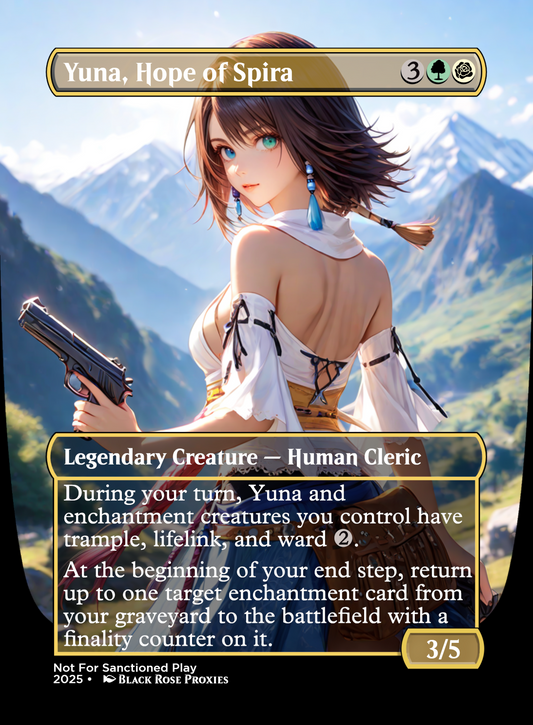 Yuna, Hope of Spira - MTG Anime Proxy