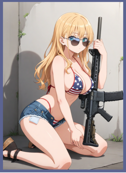 AR-15 - Anime Style Sleeves - 65 pcs - Standard Size