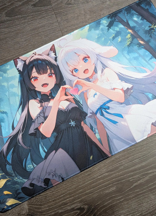 Inseparable - Custom Anime Playmat - 610 x 350 mm (24 x 13.8 in)